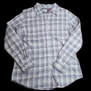 Ridgecut Flannel Plaid Button-Down Shirt for Women Size Small